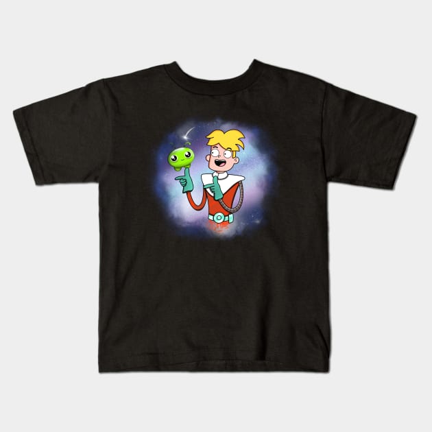 Gary Goodspeed Finalspace Kids T-Shirt by DoodleJob